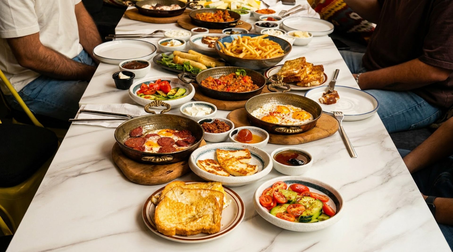 Turkish brunch on weekends