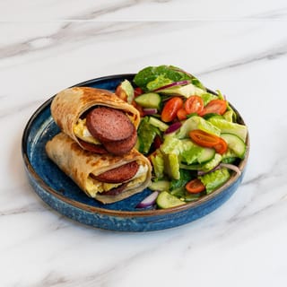 Halal Beef Pepperoni Burrito